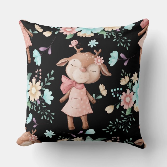 COJÍN DECORATIVO CUTIE DEER (Anverso)