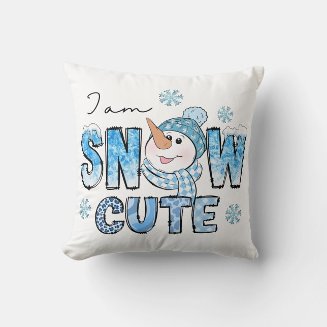 Cojín Decorativo Cuto de nieve (Anverso)