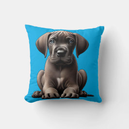 Cojín Decorativo Cuto gran dane puppy
