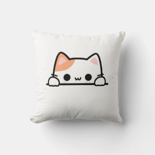 Cojín Decorativo Cuto naranja gato