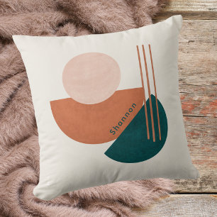 Cojín Decorativo Cuto retro vintage Boho negrita