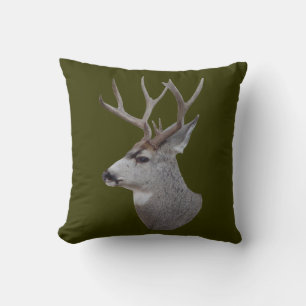 Cojín Decorativo D27 Mule Deer Buck Head