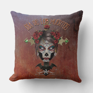 Cojín Decorativo D.D.L.M. La Catrina