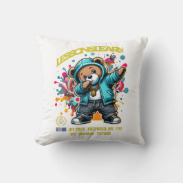 COJÍN DECORATIVO DABBING FUTURE LESSONS LEARN THROW PILLOW