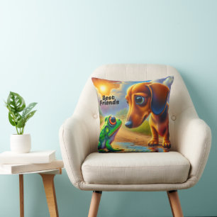 COJÍN DECORATIVO DACHSHUND