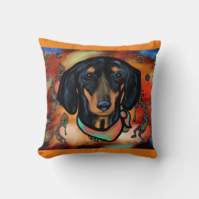 COJÍN DECORATIVO DACHSHUND (Anverso)