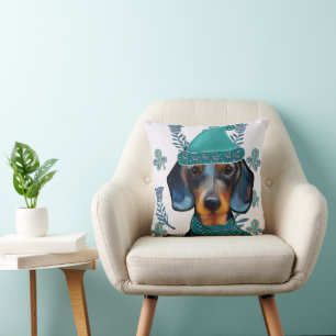 COJÍN DECORATIVO DACHSHUND