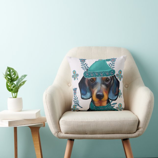 COJÍN DECORATIVO DACHSHUND (Silla)