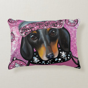 COJÍN DECORATIVO DACHSHUND
