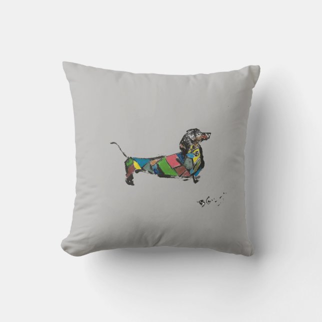 Cojín decorativo Dachshund (Anverso)