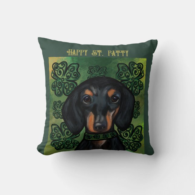 COJÍN DECORATIVO DACHSHUND         (Anverso)