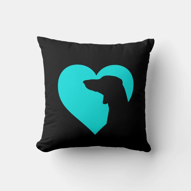 Cojín Decorativo Dachshund (Anverso)