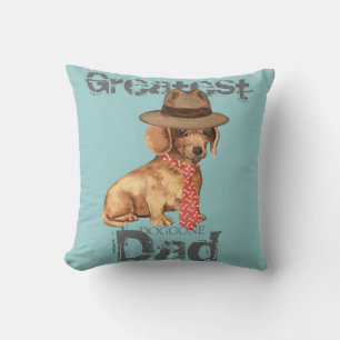 Cojín Decorativo Dachshund Dad