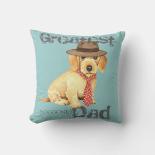 Cojín Decorativo Dachshund Dad