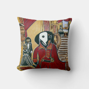 COJÍN DECORATIVO DACHSHUND DE DISFRAZ