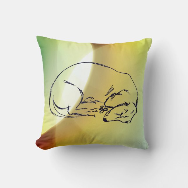 Cojín Decorativo Dachshund Dog Art Cushion (Anverso)