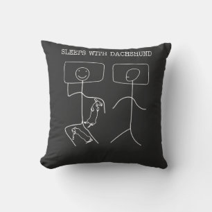 Cojín Decorativo Dachshund Duerme Con Dachshunds