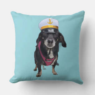 Cojín Decorativo Dachshund el marinero