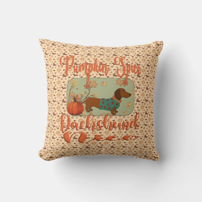 Cojín Decorativo Dachshund Nice (Anverso)