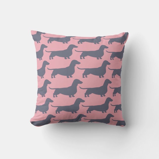 Cojín Decorativo Dachshunds Perro vienés Fun Doxie Lover (Anverso)