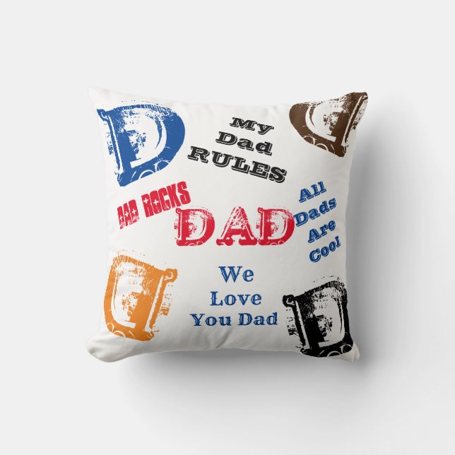 COJÍN DECORATIVO DAD (Anverso)