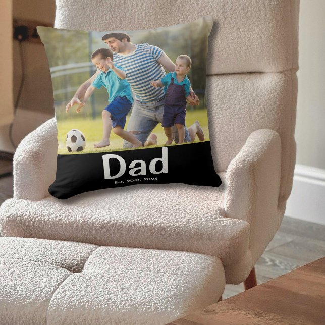 Cojín Decorativo Dad Established Photo  (Subido por el creador)
