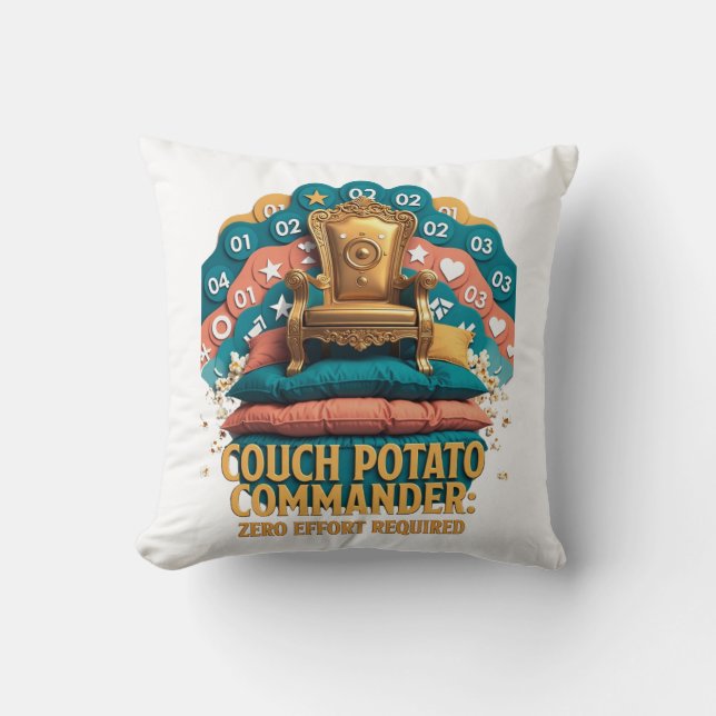 Cojín Decorativo Dad Tax Collector T Shirt (Anverso)