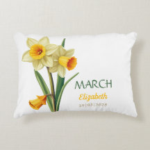 Daffodil Flor de Cumpleaños de Marzo Cumpleaños Pe