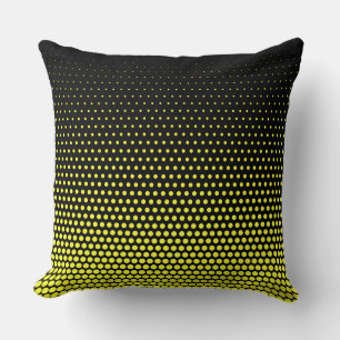Cojín Decorativo Daffodil Techno Dots Modern Black