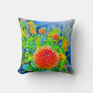 Cojín Decorativo Dahlia brillante y valiente