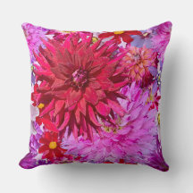 Dahlia Pillow Doble Bloom