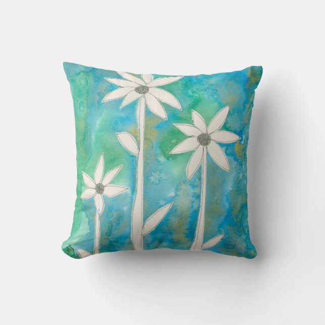 Cojín Decorativo Dainty Daisies I (Anverso)