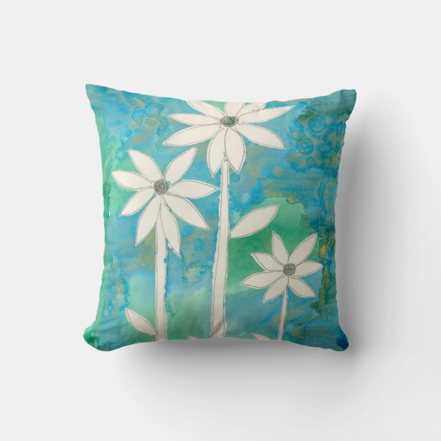 Cojín Decorativo Dainty Daisies II (Anverso)
