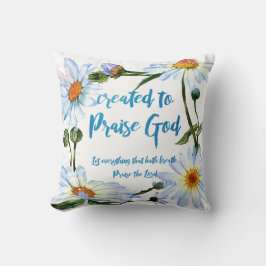 Cojín Decorativo Daisies con creaciones para alabar la cita de Dios