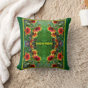 Cojín Decorativo Daisies de flores de manta personalizados