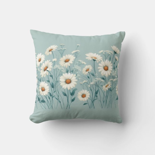 Cojín Decorativo Daisy Abundante (Anverso)