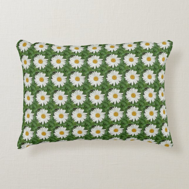 Cojín Decorativo Daisy blanco (Anverso)