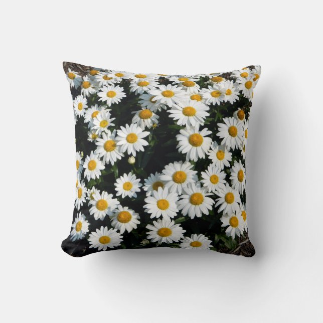 Cojín decorativo Daisy Days de verano (Anverso)