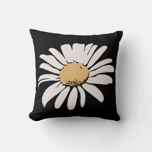 Cojín Decorativo Daisy Floral Pillow (Anverso)