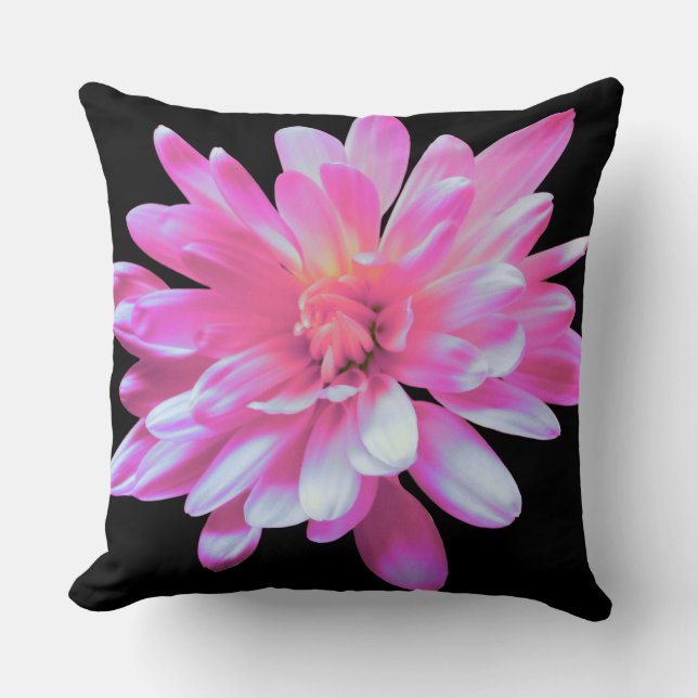 Cojín Decorativo Daisy rosado, (Anverso)