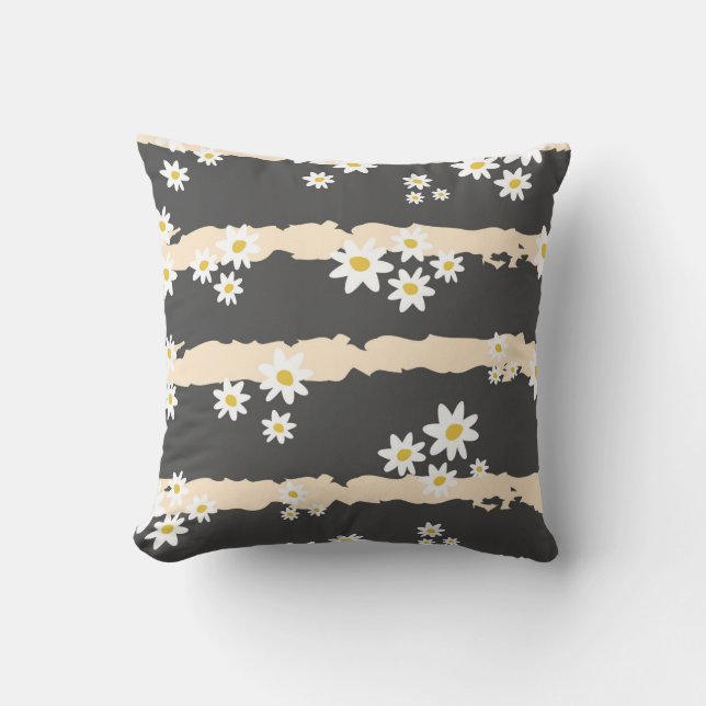 Cojín Decorativo Daisy Stripes Charm (Anverso)