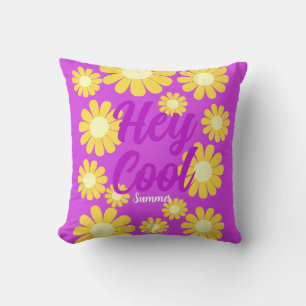 Cojín Decorativo Daisy Yellow Magenta