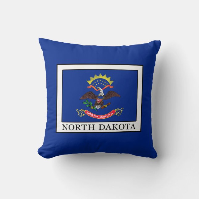 Cojín Decorativo Dakota del Norte (Anverso)