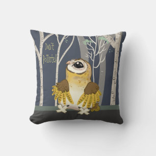 Cojín Decorativo ¡Dale un Hoot! Barn Owl