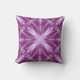 Cojín Decorativo Dalia Nubes Blancas Purpúreas Patrón Abstracto