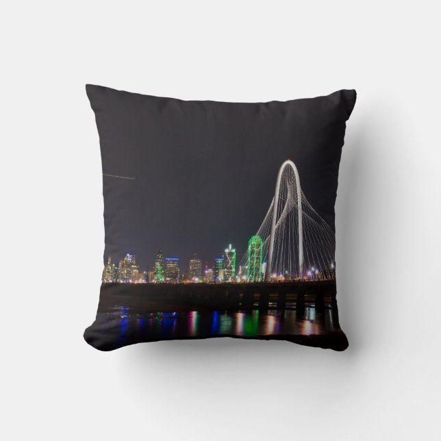Cojín Decorativo Dallas Skyline Hunt (Anverso)