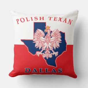 Cojín Decorativo Dallas Texan polaco