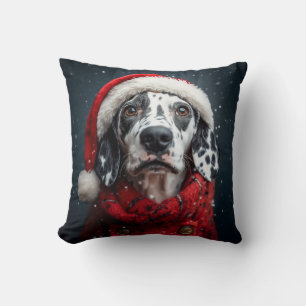 Cojín Decorativo Dalmacia festiva en Santa Attire