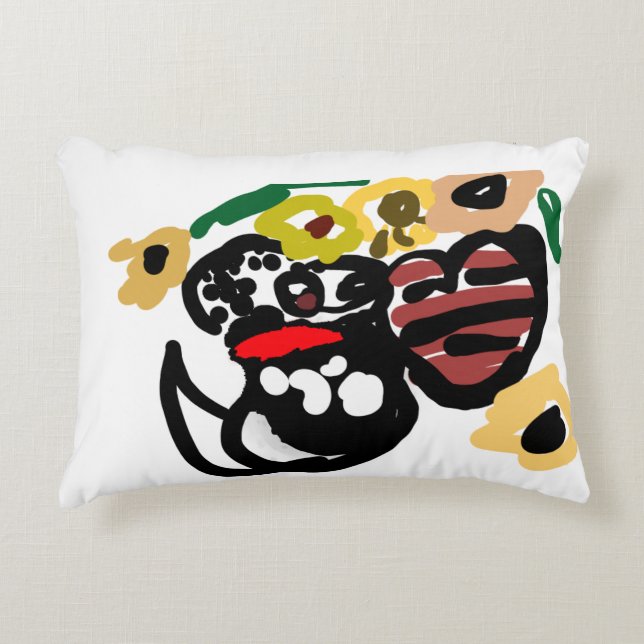 Cojín Decorativo Dalmatian sunflowers (Anverso)