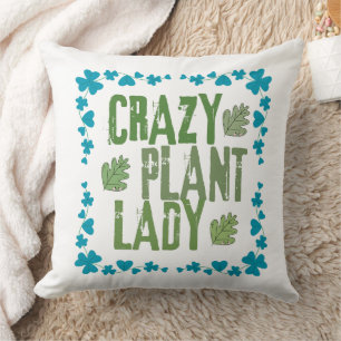 Cojín Decorativo Dama de planta loca